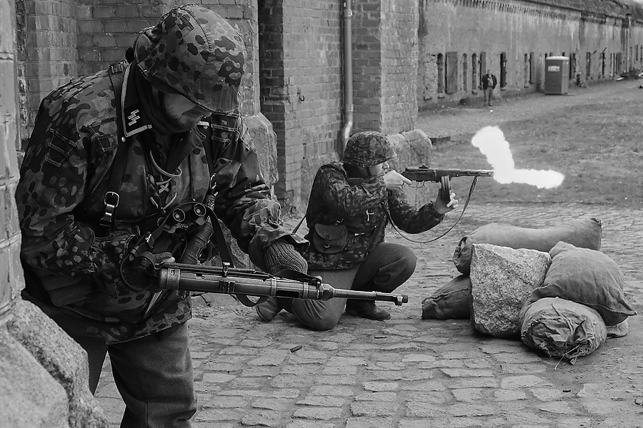 Re-Enact A Scene Of The 'Battle For Konigsberg'