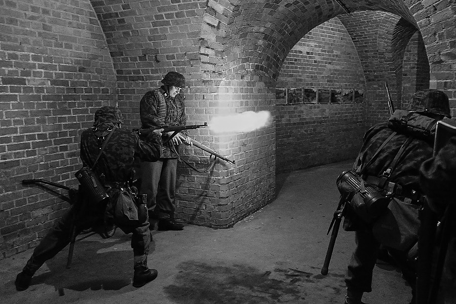 Re-Enact A Scene Of The 'Battle For Konigsberg'