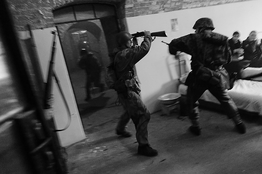 Re-Enact A Scene Of The 'Battle For Konigsberg'