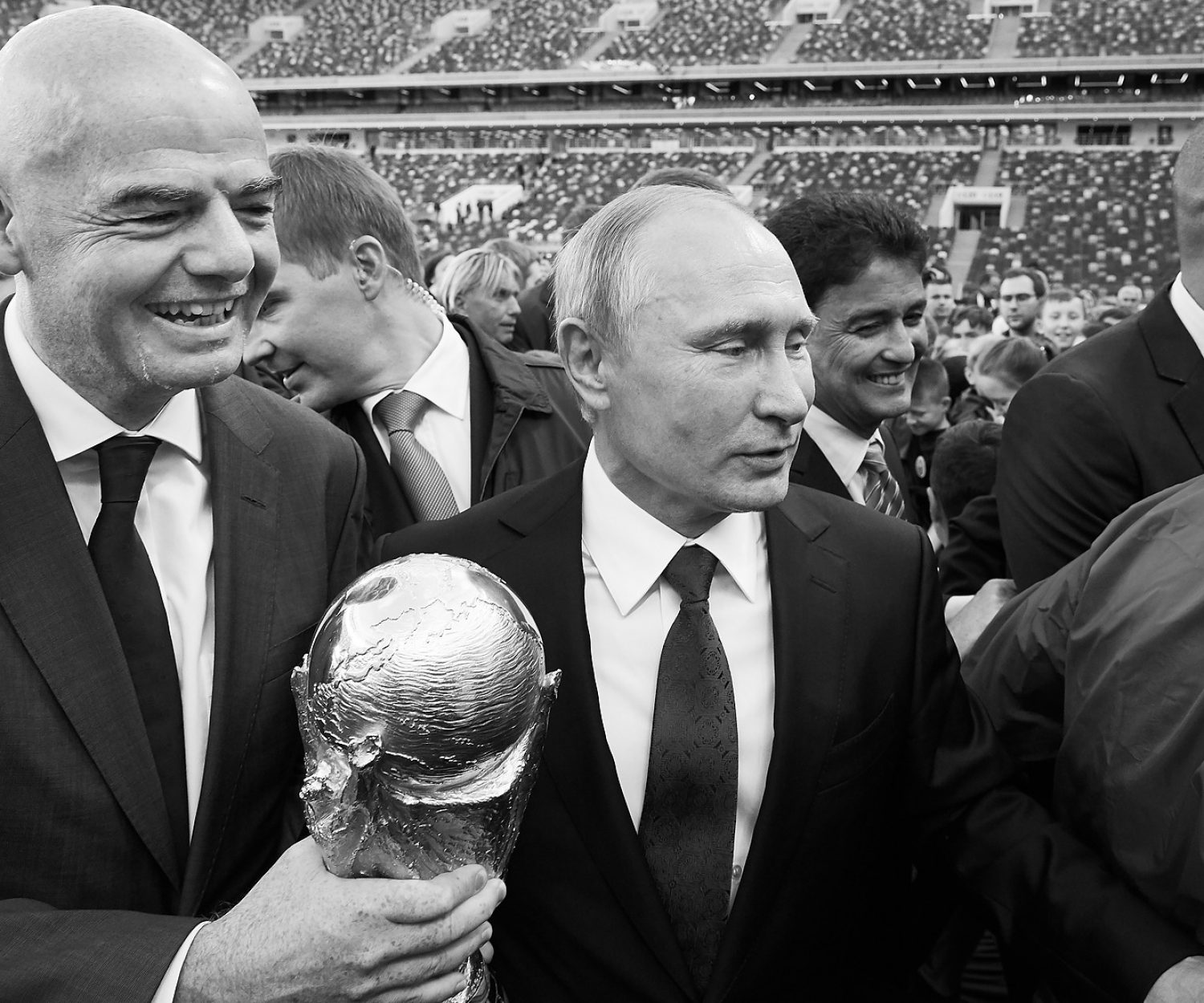 MOSCOW, RUSSIA - SEPTEMBER 09: during FIFA World Cup Trophy Tour at Luzhniki stadium on September 9, 2017 in Moscow, Russia. (Photo by Oleg Nikishin - FIFA/FIFA via Getty Images)